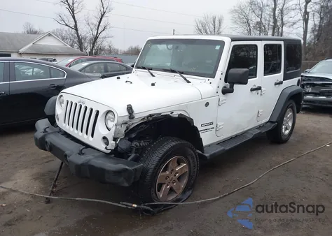 2017 Jeep Wrangler Unlimited Sport 4X4 из США, поврежденный, VIN 1C4BJWDG9HL576826